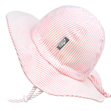 Load image into Gallery viewer, Pink Stripes Cotton Floppy Hat - Three Sizes
