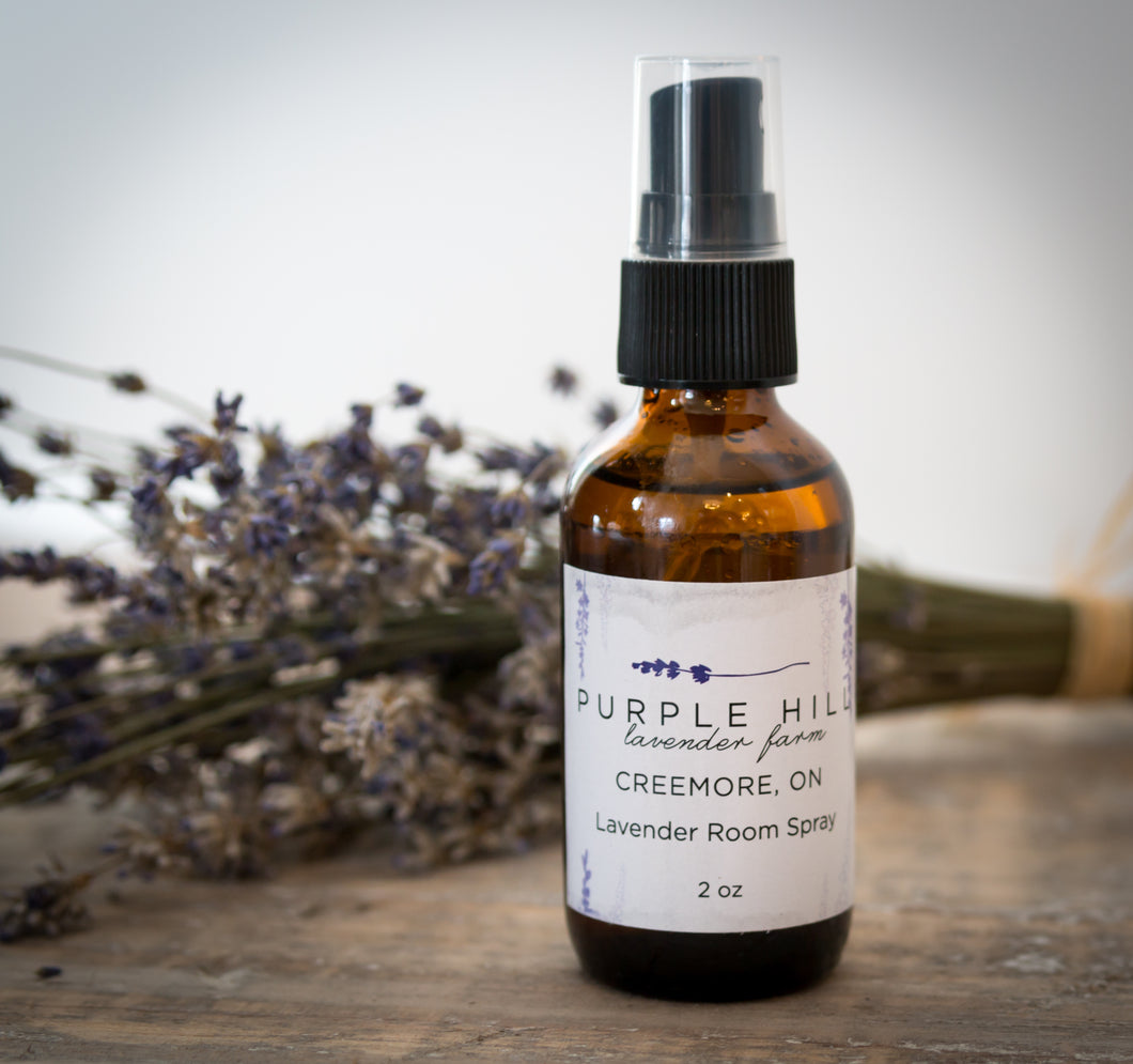 Purple Hill Lavender Room and Linen Spray -Four Fragrances