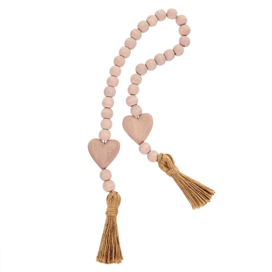 Heart Blessing Beads Natural