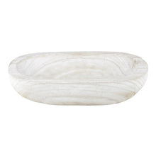 Load image into Gallery viewer, Paulownia Dough Bowl White

