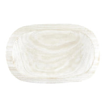 Load image into Gallery viewer, Paulownia Dough Bowl White
