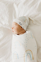 Load image into Gallery viewer, Copper and Pearl Topknot Hat Skye Newborn
