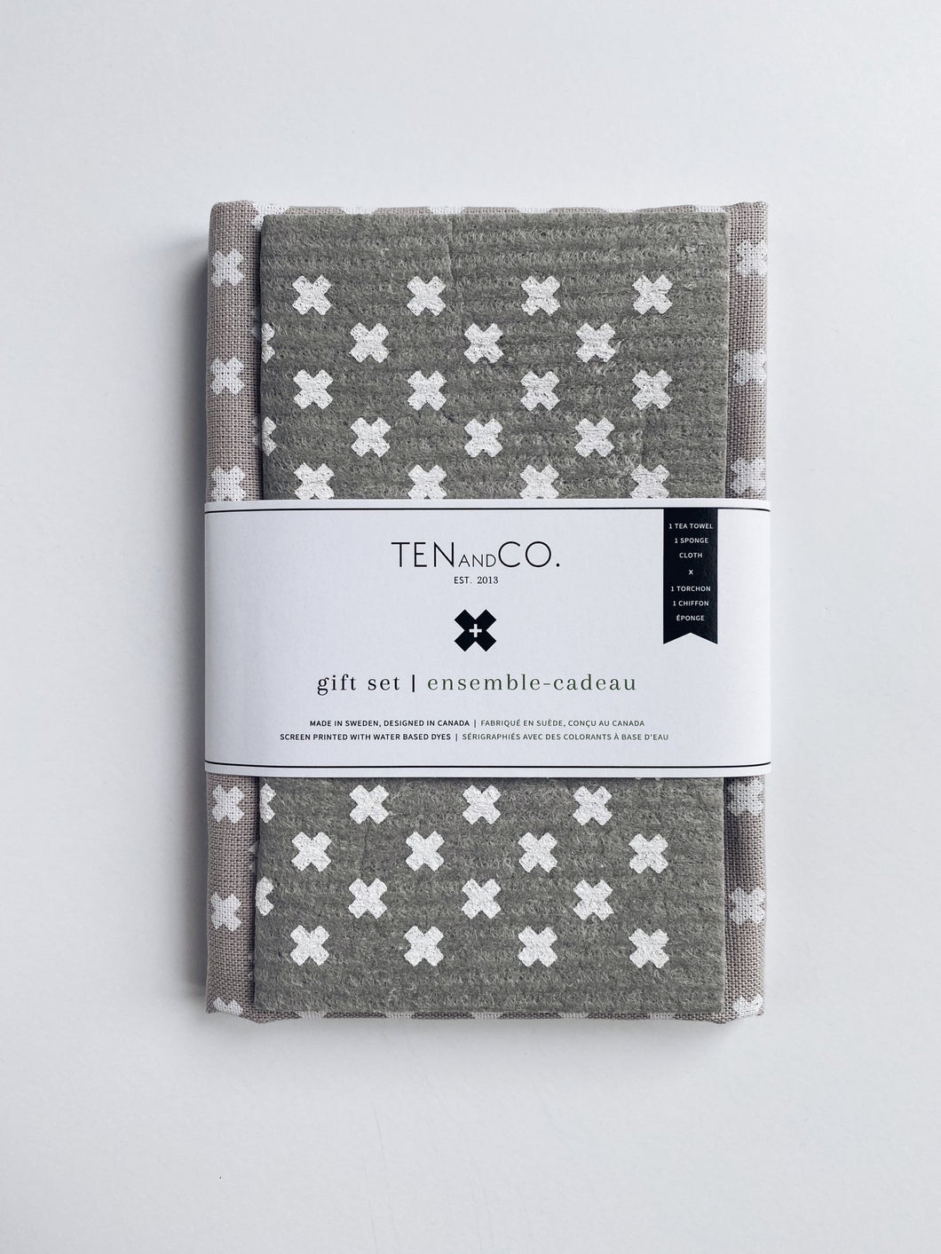 Ten and Co Gift Set - Grey and White