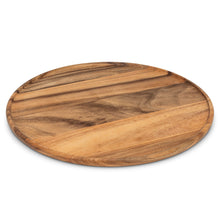 Load image into Gallery viewer, Large Round Wood Tray
